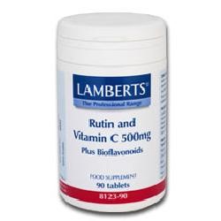 Rutin & Vitamin C 500mg + Bioflavonoids90 tablets