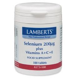 Selenium 200µg + A+C+E100 tablets