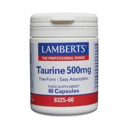 Taurine 500mg 60 capsules