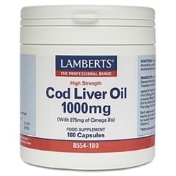 Cod Liver Oil 1000mg 180 Capsules