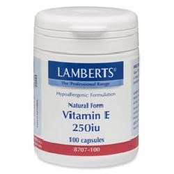 Vitamin E 250iu (168mg)100 capsules