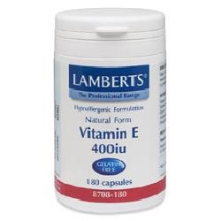 Vitamin E (Natural) 400iu60 VegicapsulesGelatin Free