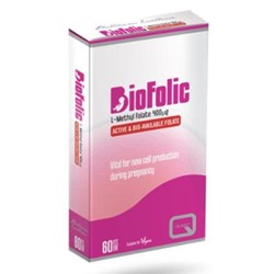 Biofolic - Methylfolic 400mcg - 60 tablets