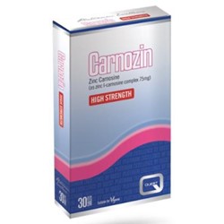 Carnozin - 30 tablets - Provides 75mg of zinc carnosine per tablet