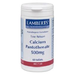 Calcium Pantothenate 500mg (60 tablets)