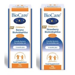 Children's BioAcidophilus 60g (Banana or Strawberry flavour)