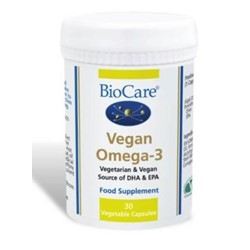 Vegan Omega 3 (Algal DHA & EPA) 30 Capsules