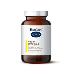 Vegan Omega-3 (Algal DHA and EPA)30 Capsules