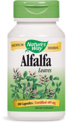 Alfalfa Leaves<br>405mg<br>100 capsules