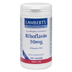Riboflavin (Vitamin B2)<br>50mg<br>100 capsules