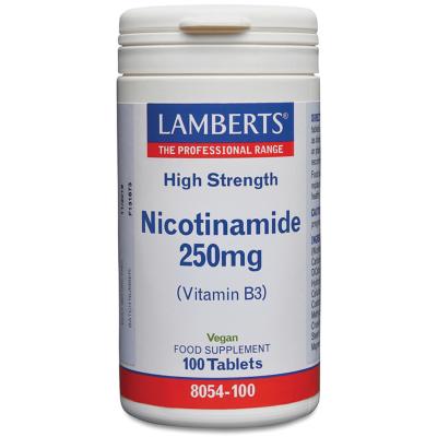 Nicotinamide (B3) 250mg 100 tablets