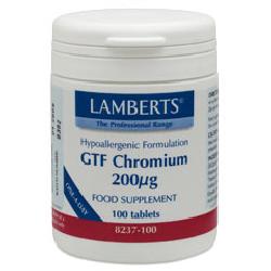 GTF Chromium 200µg<br>100 tablets<br>