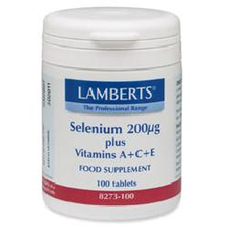 Selenium 200µg + A+C+E<br>100 tablets<br>