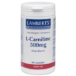 L-Carnitine 500mg<br>60 capsules<br>