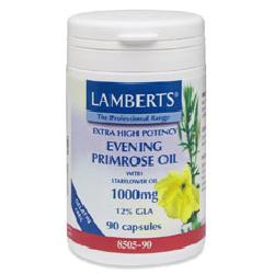 Evening Primrose Oil with Starflower Oil<br>1000mg<br>90 capsules<br>Gelatin Free<br>