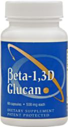 Beta 1,3-D glucan 500mg 60 capsules