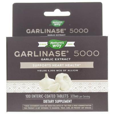 Garlinase® 5000<BR>30 enteric coated tablets