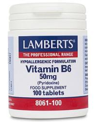 Vitamin B6 50mg<br>100 tablets